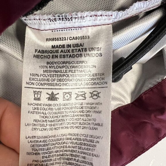 Nike Windbreaker Jacket Women's Size XS Minnesota Full Zip Long Sleeve Hooded - Picture 9 of 9